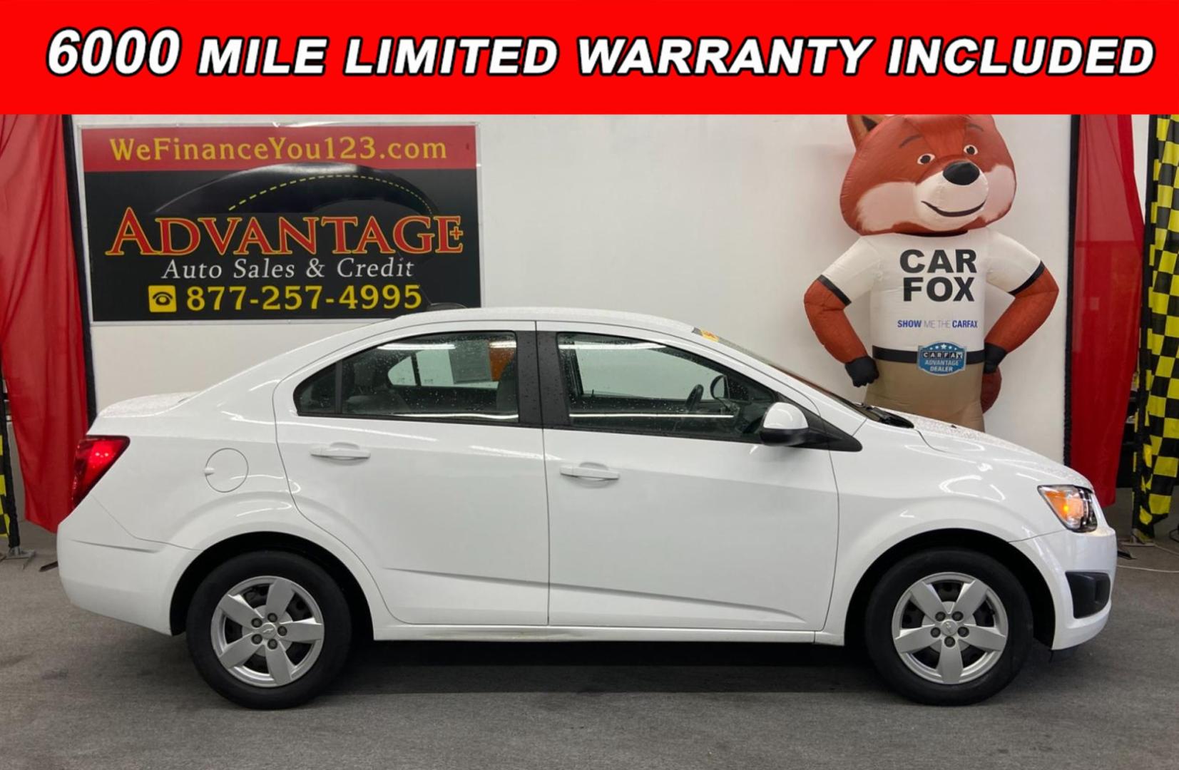 2015 WHITE Chevrolet Sonic LS Auto Sedan (1G1JA5SHXF4) with an 1.8L L4 DOHC 24V engine, 6-Speed Automatic transmission, located at 533 S West End Blvd., Quakertown, PA, 18951, (877) 257-4995, 40.343994, -75.303604 - INCLUDED IN THE SALE PRICE OF EVERY VEHICLE: 48 Hour Money Back Guarantee 6 Month - 6,000 Mile Warranty Brand New PA State Inspection & Emission $10 Oil Changes for the Life of the Loan Complete CARFAX - Photo#0